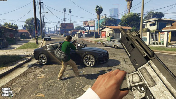 Phím tắt dùng vũ khí chơi GTA 5