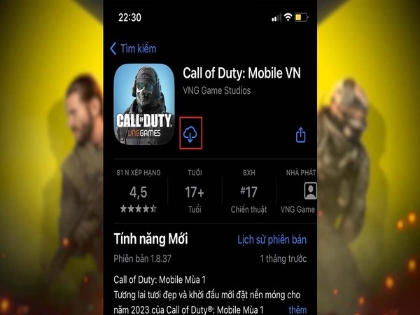 Hướng dẫn cách tải Call of Duty trên thiết bị IOS