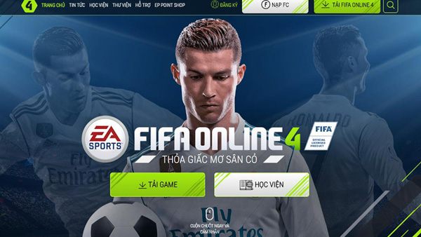 Tải FIFA Online 4 trực tiếp từ website