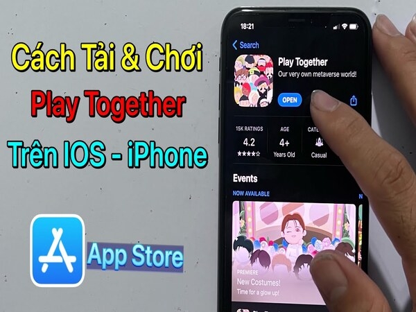 Cách tải game Play Together trên thiết bị IOS