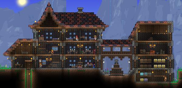 Xây dựng căn nhà trong Terraria