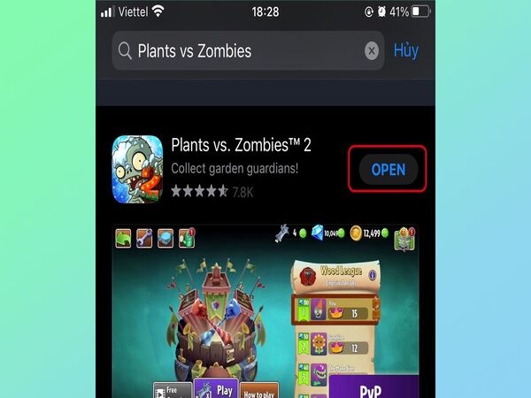 Cách tải Plant vs Zombie 2 trên IOS