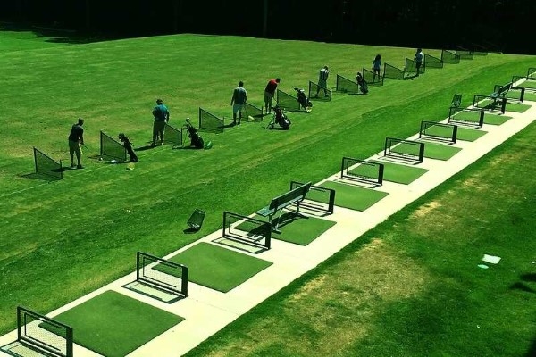 Sân driving range (không hồ nước)