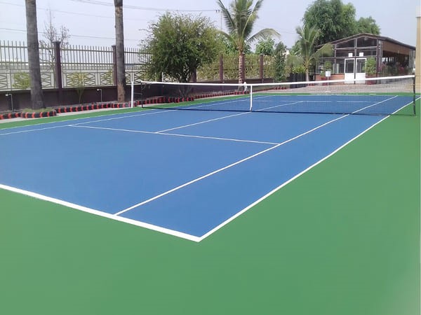 Những điều cần lưu ý khi thi công sân tennis