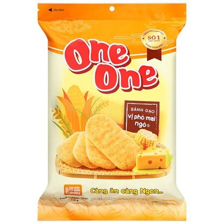 Bánh gạo One One vị phô mai ngô