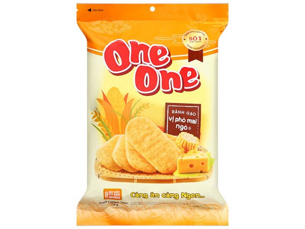 Bánh gạo One One vị phô mai ngô