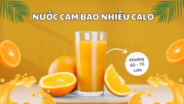 Nước cam bao nhiêu calo?