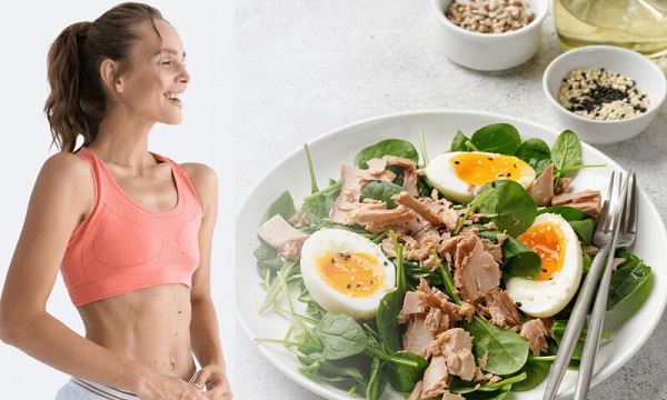 Trứng gà luộc trong chế độ ăn giảm cân